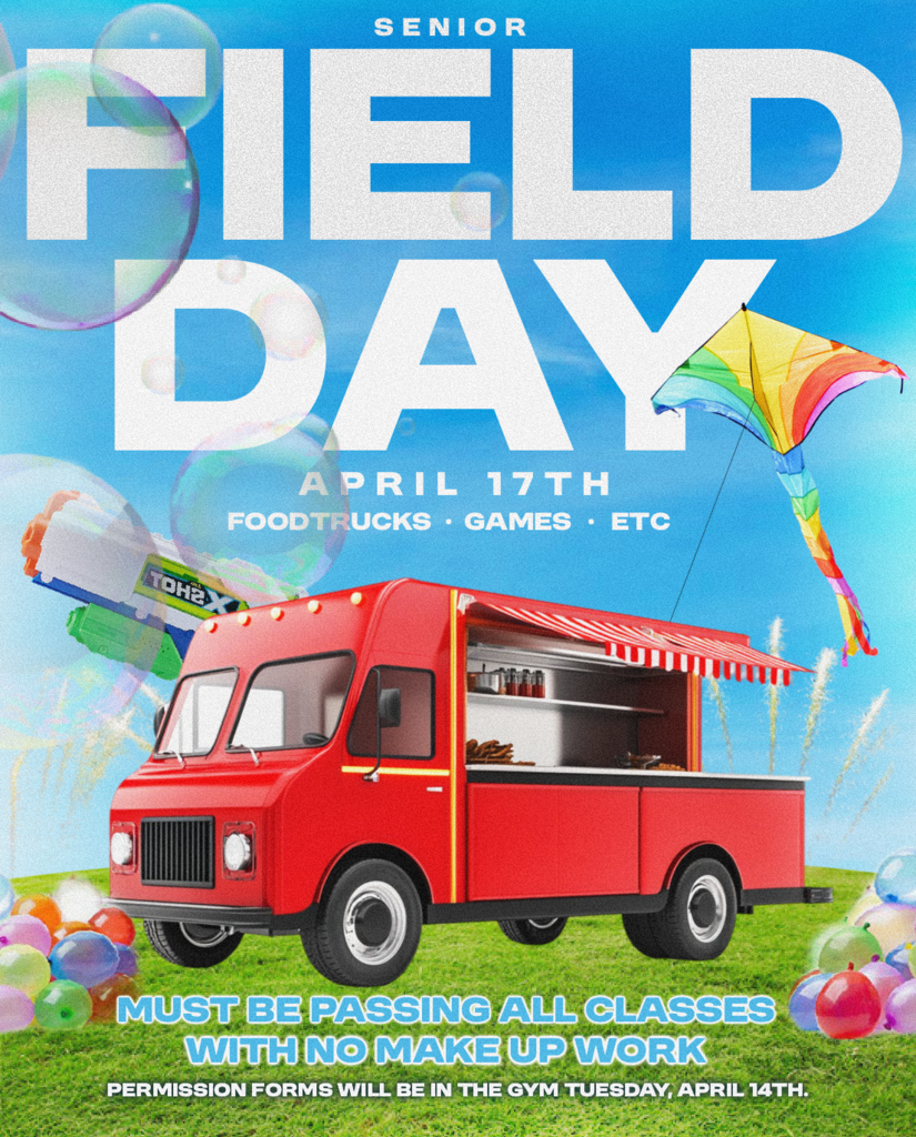 Senior Filed Day is April 17th