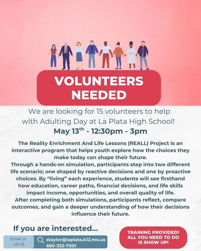 Volunteers needed