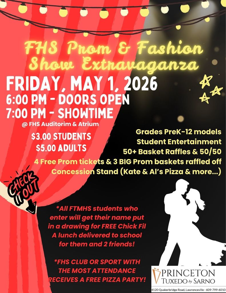 Prom Fashion Show 5/1 @ 7 pm