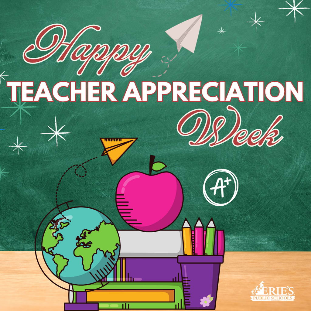 Happy Teacher Appreciation Week. 