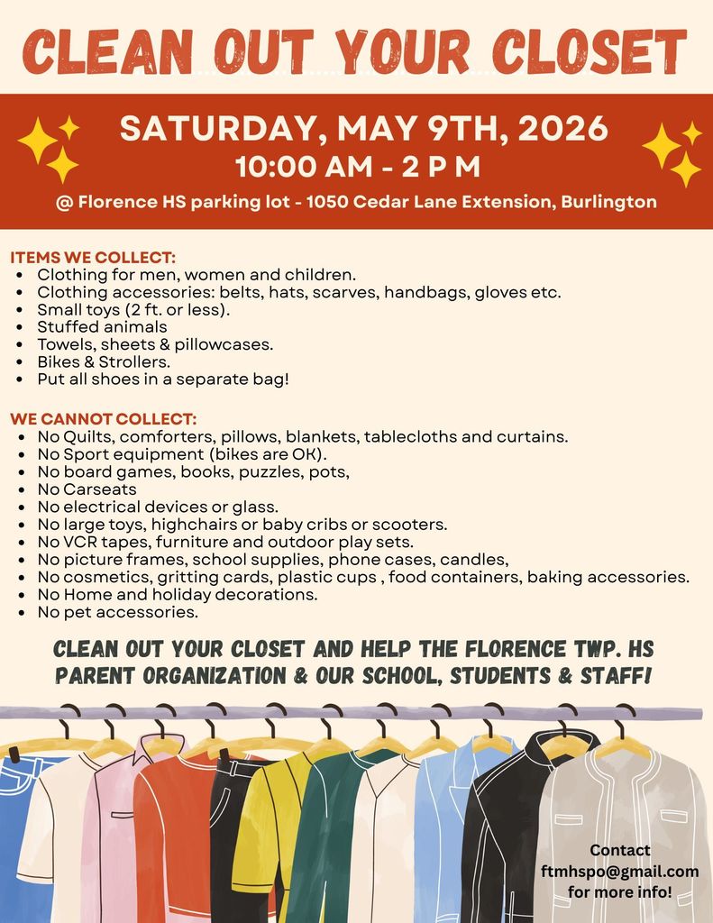 FTMHS PO Clothing Drive Fundraiser
