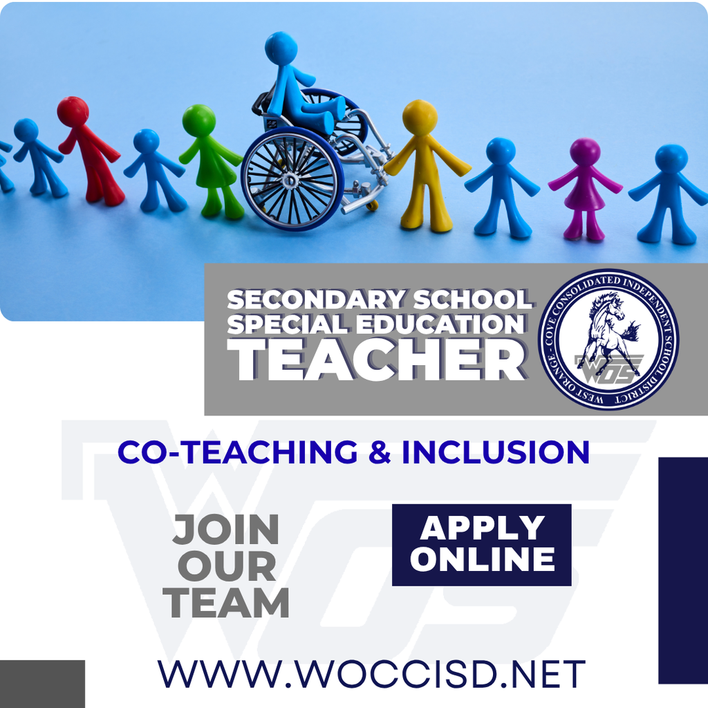 WOCCISD SPED Teacher Job Posting