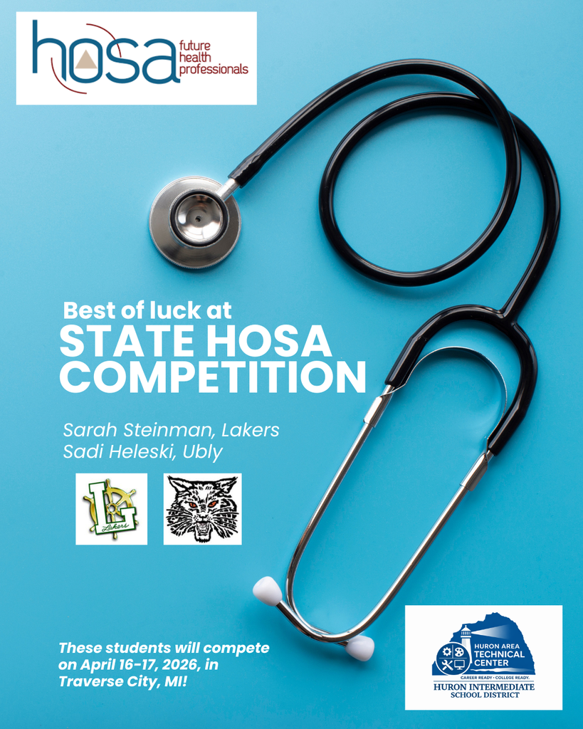 Send your "best of luck" wishes to Sadi and Sarah as they compete at HOSA this week!