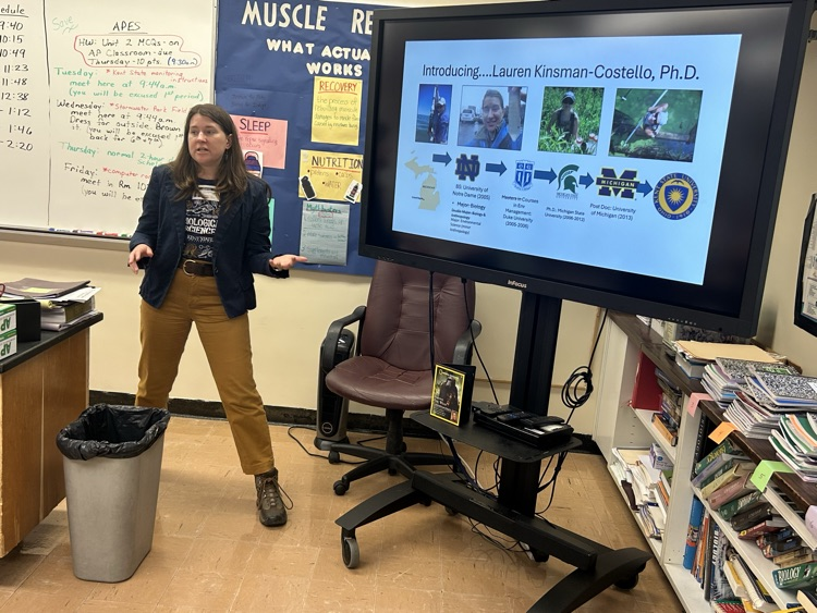 KSU professor Lauren Kinsman-Costello leads theH2ohio wetlands monitoring program