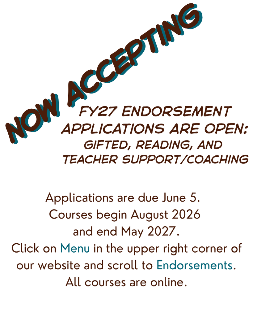 Endorsement applications are open now.