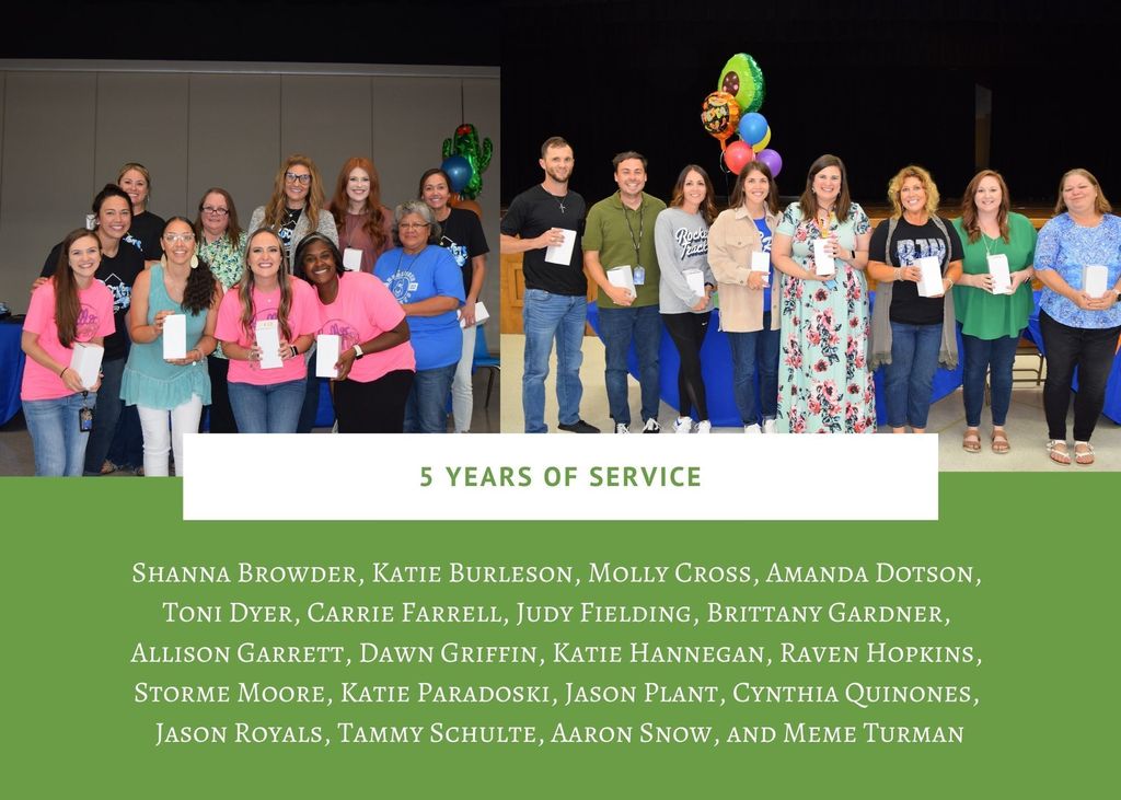 5 years of service