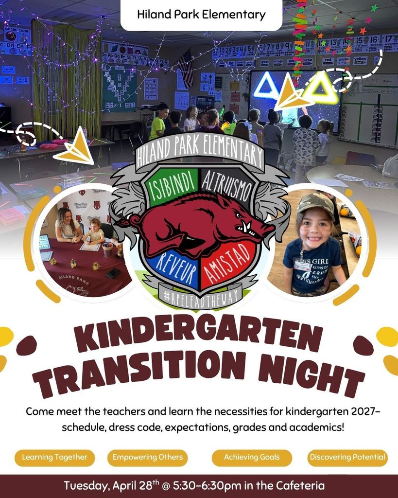 Kindergarten Transition Night 