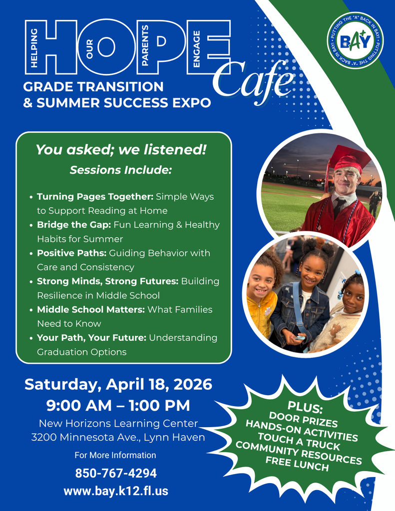 HOPE Cafe flyer in English