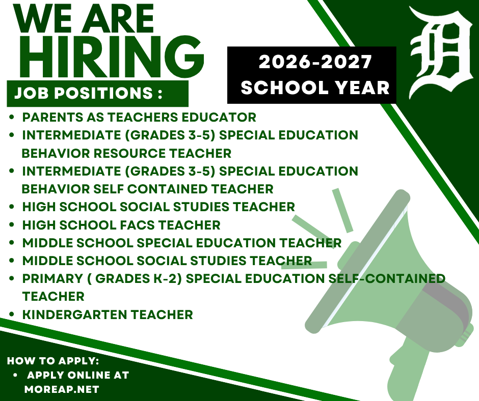 We are hiring flyer