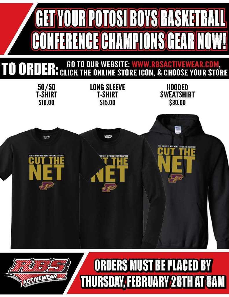 Potosi Boys Basketball Flyer