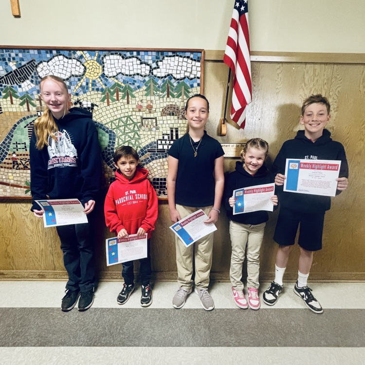 Weekly Highlight Recipients