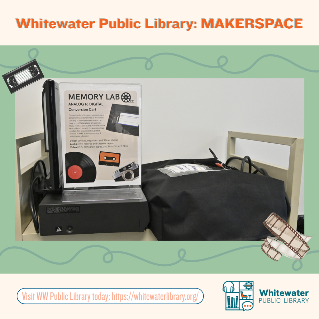 Makerspace: memory lab, film to digital, station