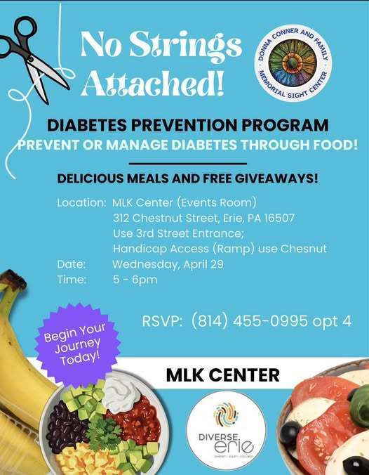 No Strings Attached Diabetes Prevention Program Flyer. 