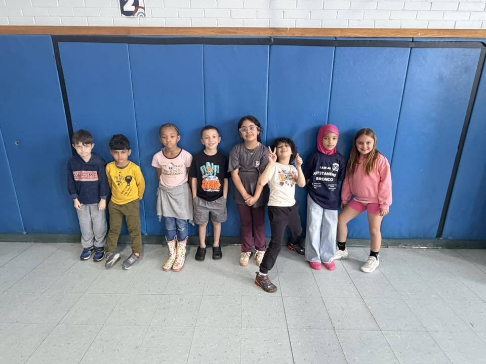 A group of students posing.