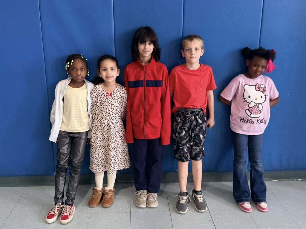 A group of students posing.