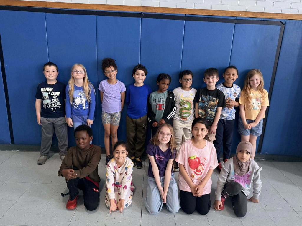 A group of students posing.