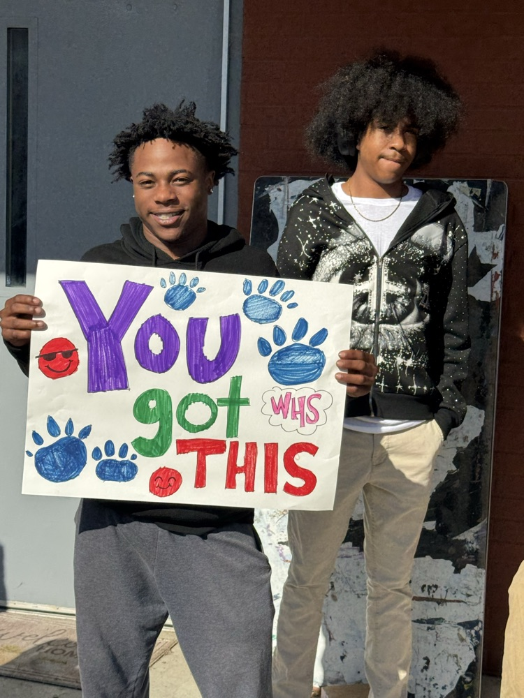 student parade sign
