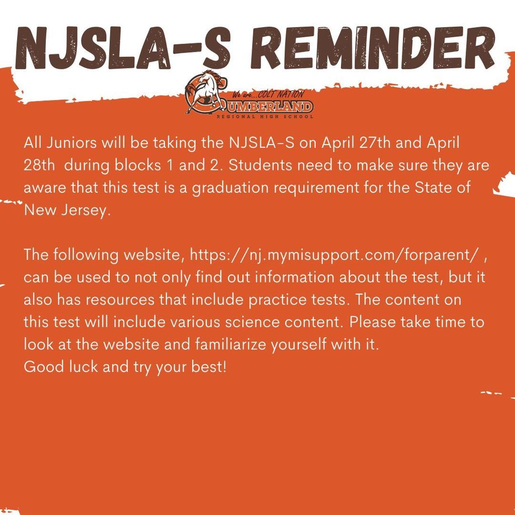 NJSLA-S Reminder