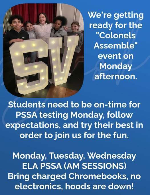 Informational flyer about PSSA.