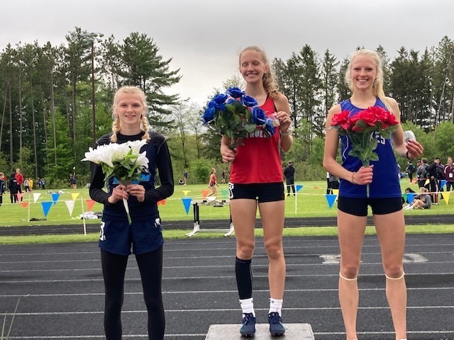 Kamdan Johnson on winners podium at sectionals