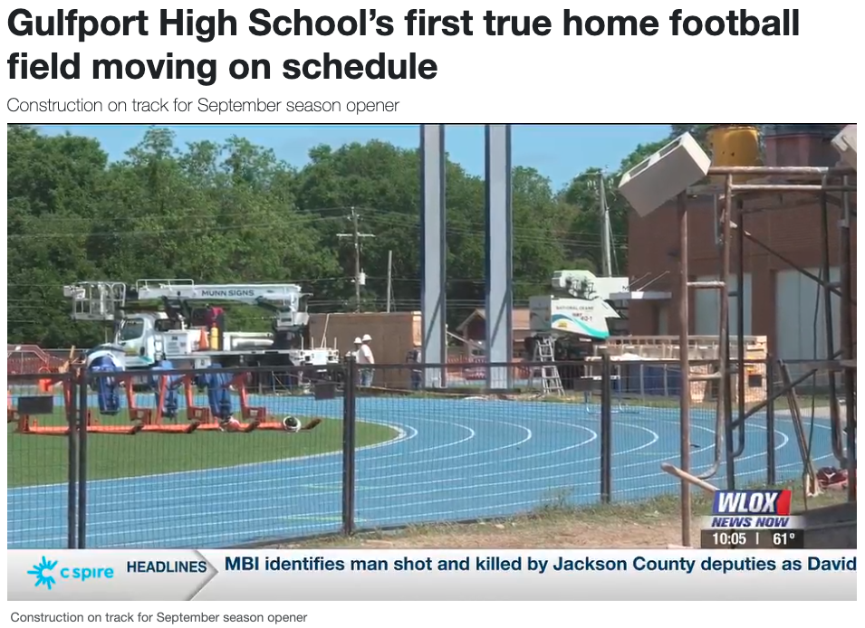 Athletics Construction Update