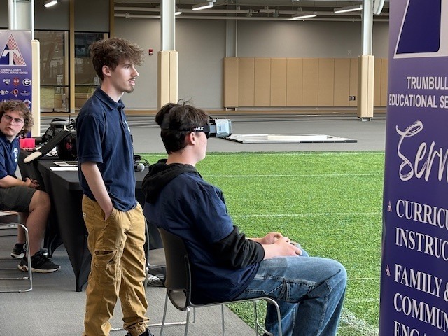 Drone Team at obstacle course event
