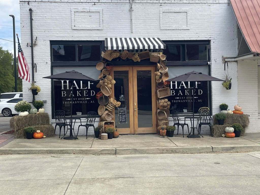 Half Baked is a locally owned bakery located in Downtown Thomasville