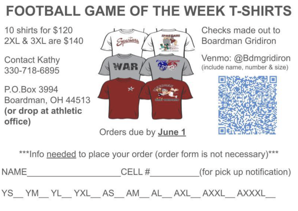 Game of the Week shirts- Football