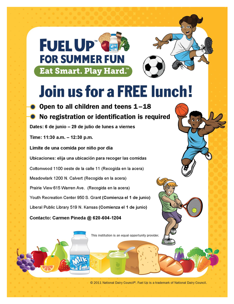 Summer Lunch Program 2022 - English