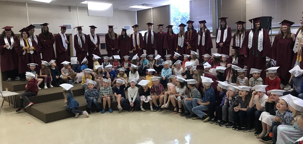 senior grads and kindergarten grads