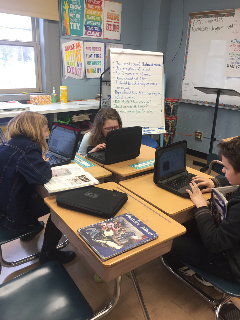 Working on History projects