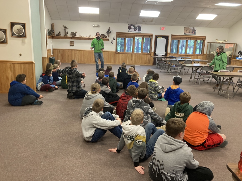 5th Grade students at Trees for Tomorrow