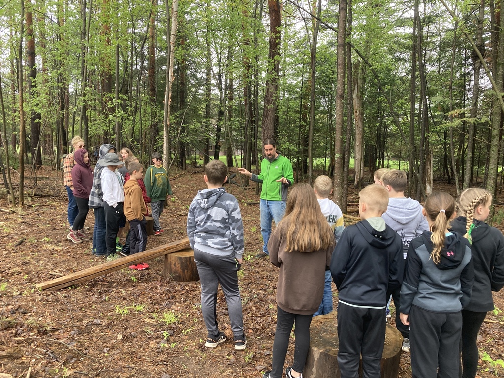 5th Grade students at Trees for Tomorrow