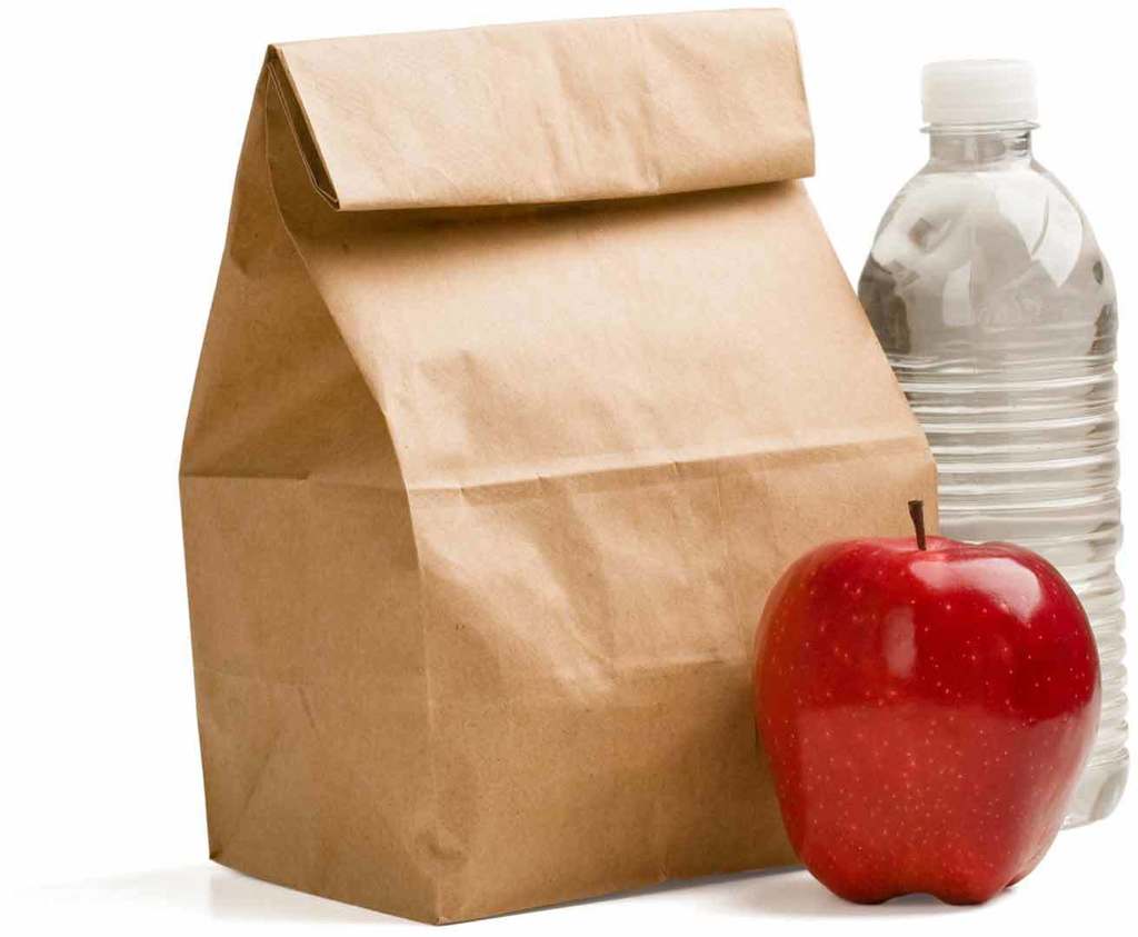Lunch Sack with Apple