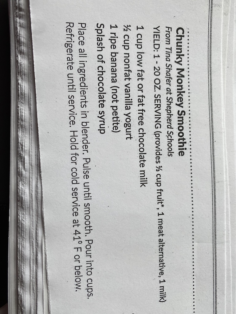 Chunky Monkey Smoothie Recipe