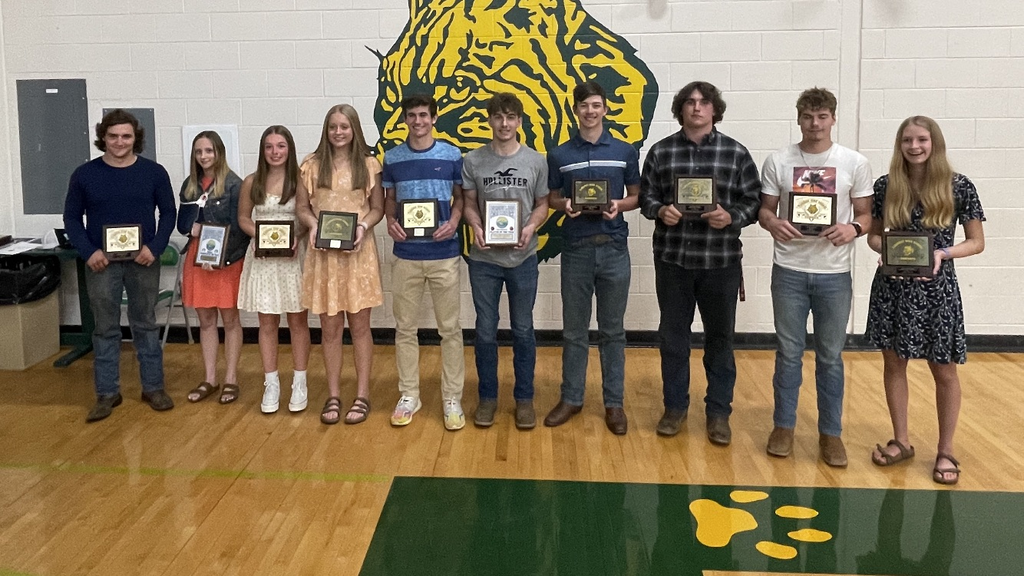 Athletic Award Receipents