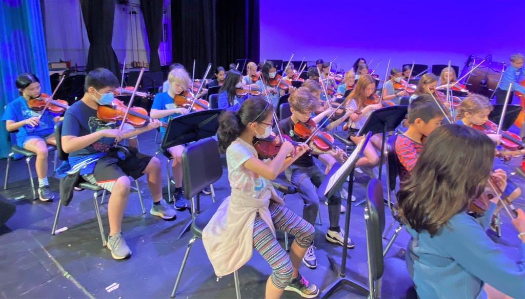 Elementary students rehearse for 53rd Annual All City Festival