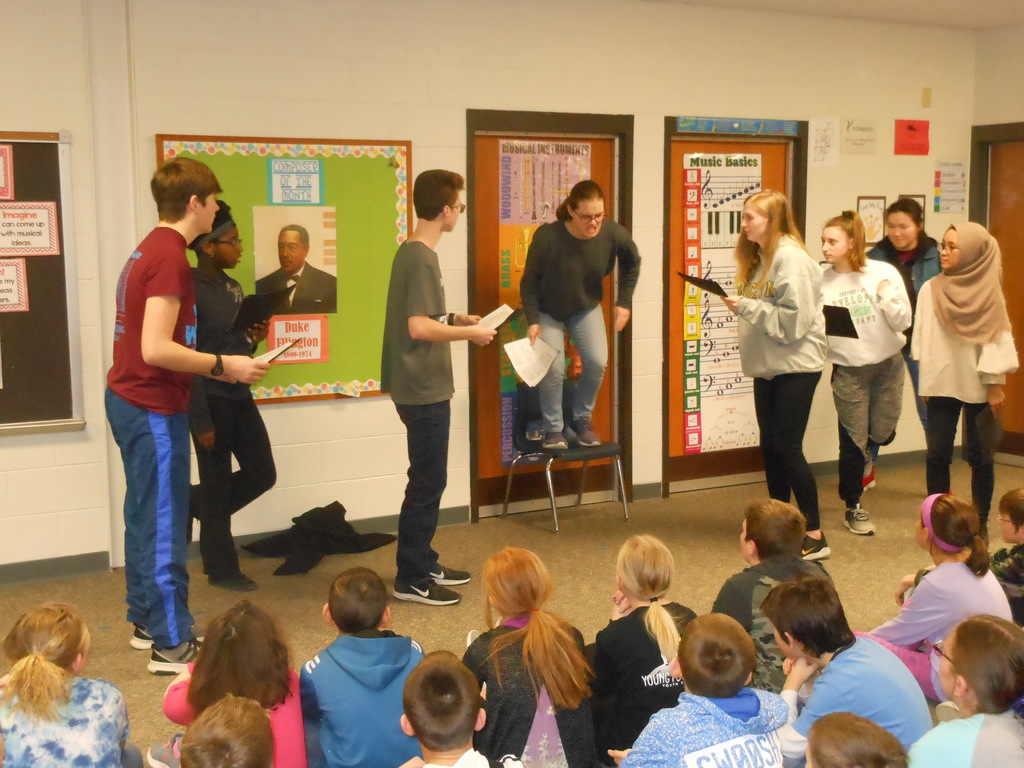 HS speech students show great expression during Reader's Theater