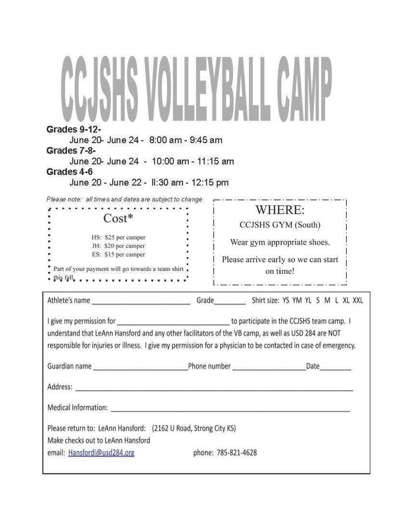 Camp Form