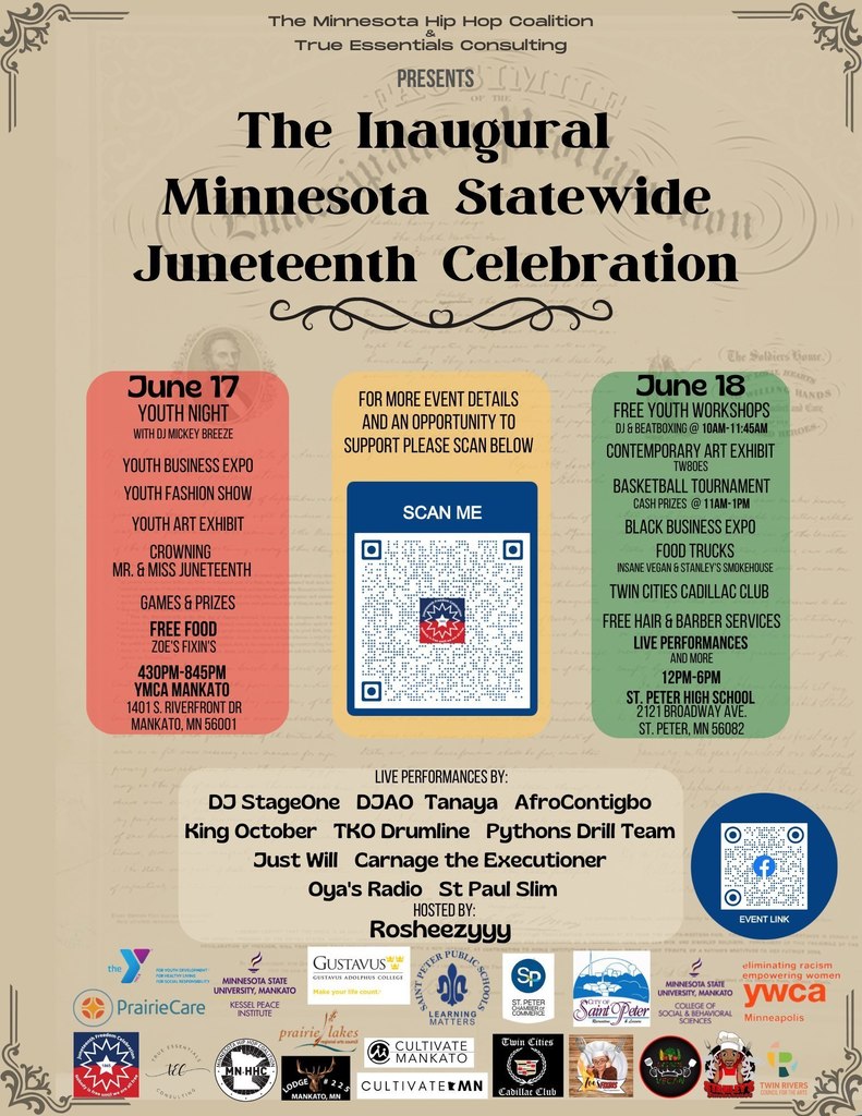 Juneteenth Celebration schedule of events