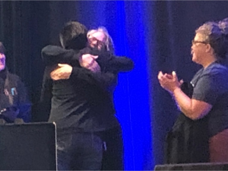 Traci D congratulating Leslie