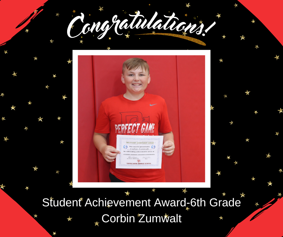 TMS award winner Corbin Zumwalt