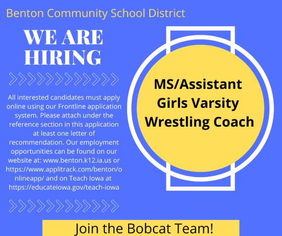 MS/Assis Girls Varsity Wrestling Coach
