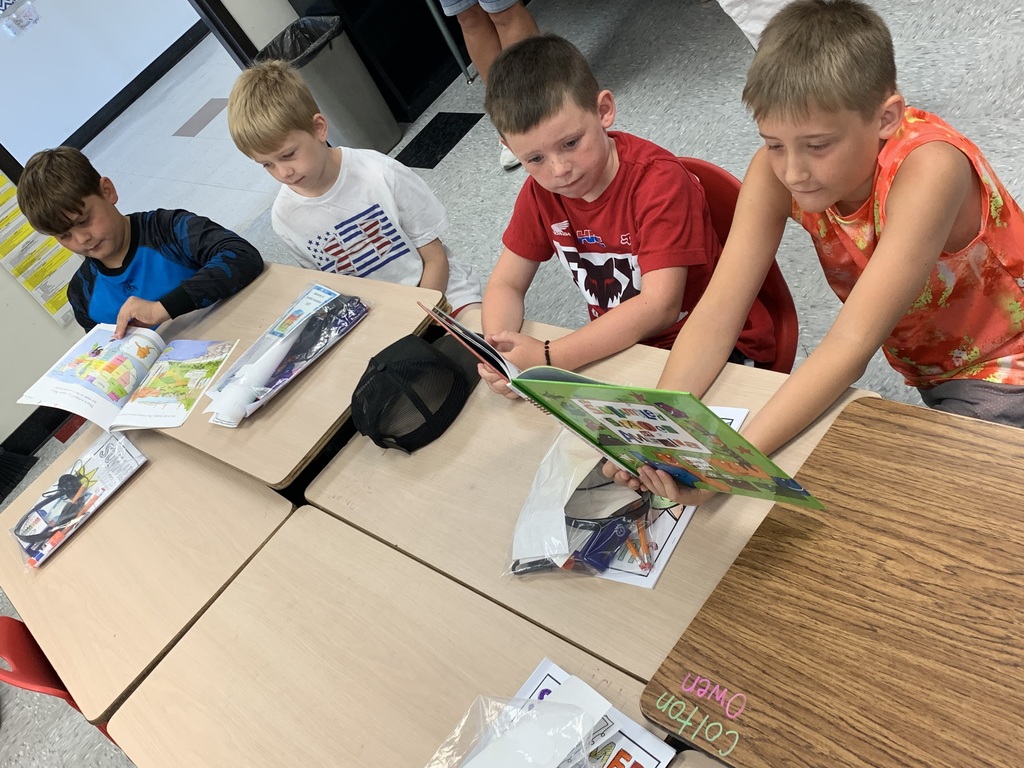 Reading time at Summer School.