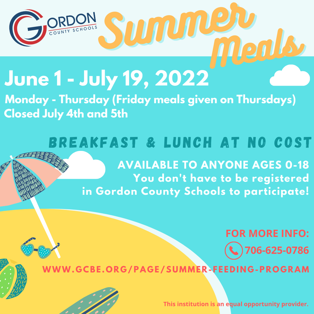 GCS SUMMER FEEDING MEAL FLYER 