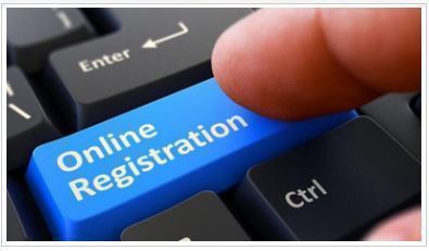 Online registration keypad