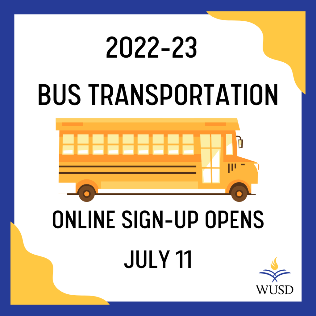 Bus Sign Up Opens July 11 Graphic
