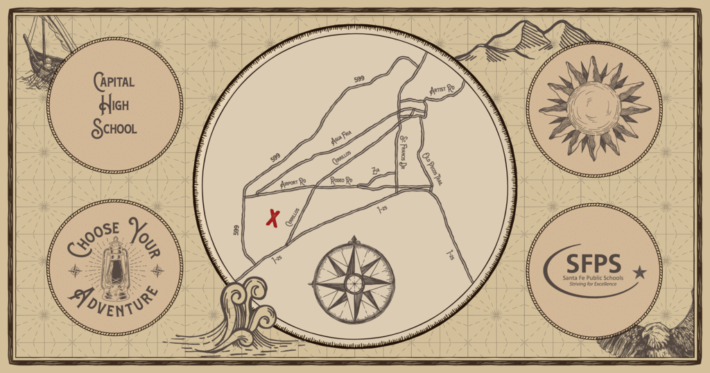 Capital High School Choose Your Adventure Map
