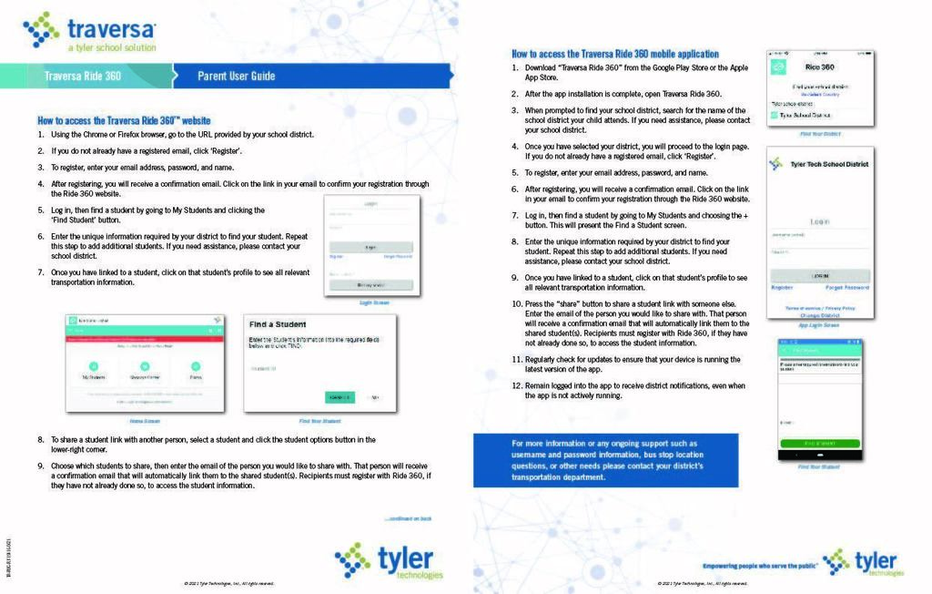 Ride 360 user guide