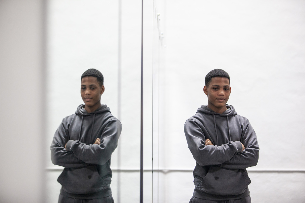 Student in dance classroom